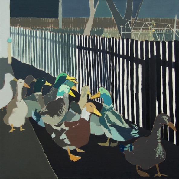 Kaczki,120x120cm,olej na płótnie,2015 (Ducks,120x120cm,oil on linen,2015) (1022x1024).jpg